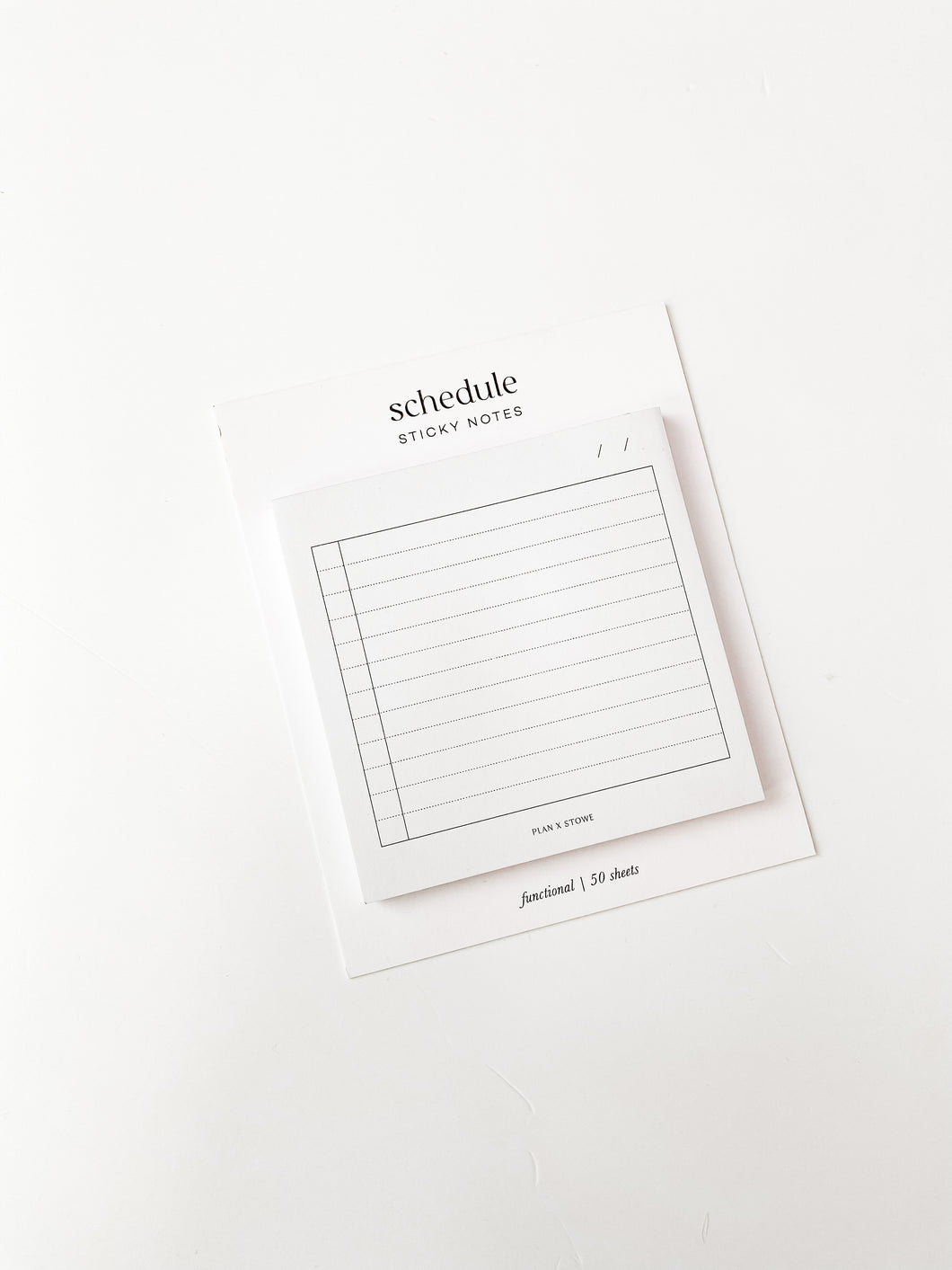 Functional Sticky Notes | SCHEDULE